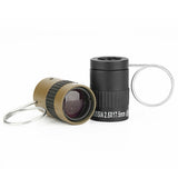 Mini Pocket Telescope with Finger Buckle - 2.5x17.5mm - Gold