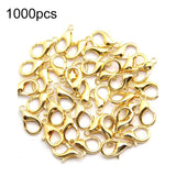 12Mm High Quality Alloy Lobster Claw For Diy Jewelry - Gold - Extra Image