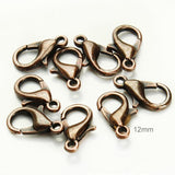 12Mm High Quality Alloy Lobster Claw For Diy Jewelry - Gold - Extra Image