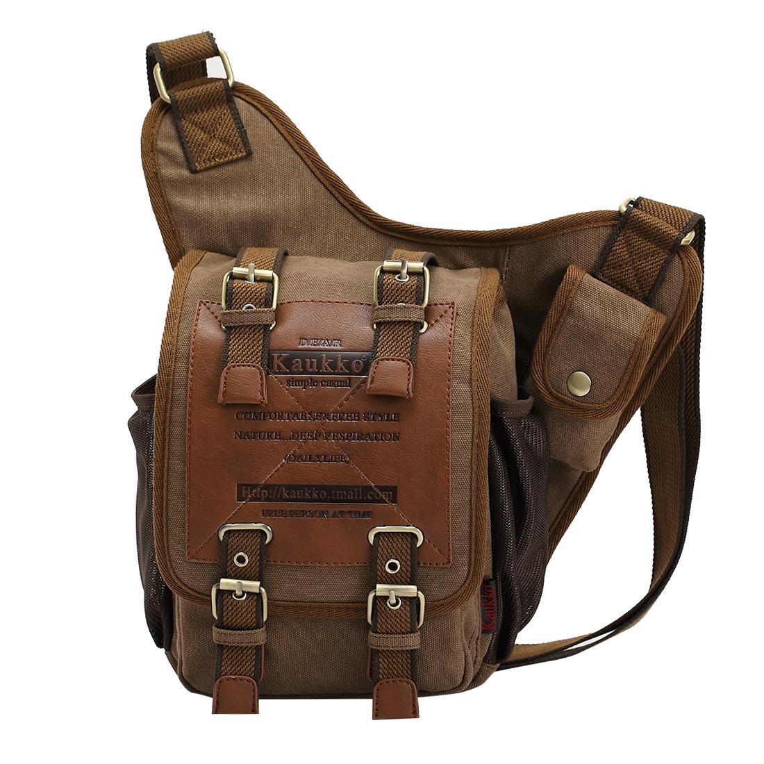 Canvas Crossbody Bag For Men Retro Style