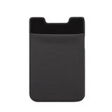Lycra Phone Card Holder Stretch Back Sticker Wallet For Cards Bus Pass Bank Fits Most Phones - Dark Blue
