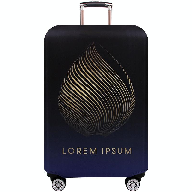 Protective Luggage Cover - Durable Elastic Anti-dust - Small Size - Gold Leaf