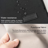 Waterproof Laptop Handbag - Portable And Durable - Khaki - 45-Degree Angle
