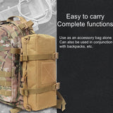 Waterproof Nylon Messenger Bag Multifunctional Outdoor Gear - Khaki - Close-Up Angle