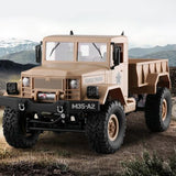 Off-road Climbing Truck for Kids with Wifi Control and Led Lights - Khaki - Side View