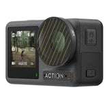 Enhanced Streak Drawing Lens Filter for Dji Action 3 - Blue