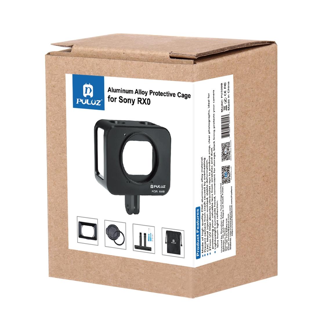 Sony Rx0 Protective Cage with 37mm Lens and Sunshade - Blue