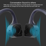 Wireless Bone Conduction Bluetooth Earphones - 4.1 Stereo 5.0 Black - Blue - Extra Image