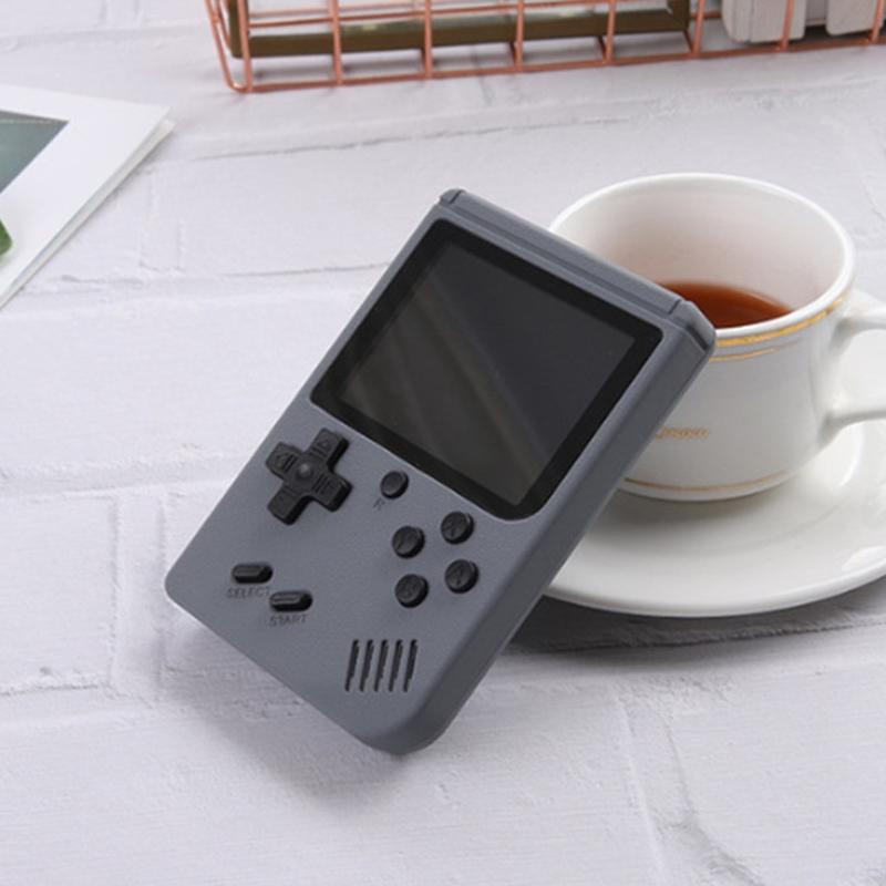 500 Classic Games Mini Handheld Console For Kids - 3.0 Inch Retro Macaron Design With Av Output - Blue