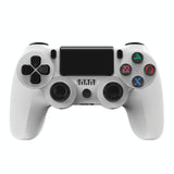 Wireless Bluetooth Game Controller for Ps4 with Dual Vibration and Light Strip - Skeleton