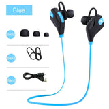 Wireless Bluetooth Earphones with Mic & Control - M8 - Blue