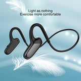 Waterproof Bone Conduction Bluetooth Earphones 5.0 for Sports - Blue - Extra Image