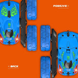 Blue Stunt Tumbling Car Toy with 2.4ghz Remote Control - Extra Image