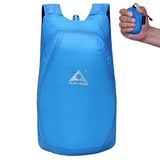 Ultralight Foldable Anti Splash Bag For Outdoor Climbing 20L Capacity Max Load 15Kg - Blue