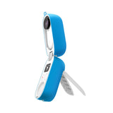 Charging Box Silicone Protective Case for Insta360 Go 2 - Blue - Rear View