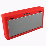 Waterproof Silicone Bluetooth Speaker Case for Bose Soundlink Iii - Blue - Side View