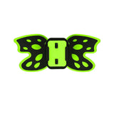 Gopro Helmet Mount Adapter - Butterfly Design - Blue - Side View