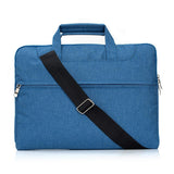 13.3 Inch Laptop Bag - Portable one Shoulder Zipper Design for Macbook Samsung Sony Dell Alienware Chuwi Asus Hp - Blue