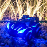 Remote Control Stunt Drift Car Toy - Creative and Electric - Blue - Low Angle