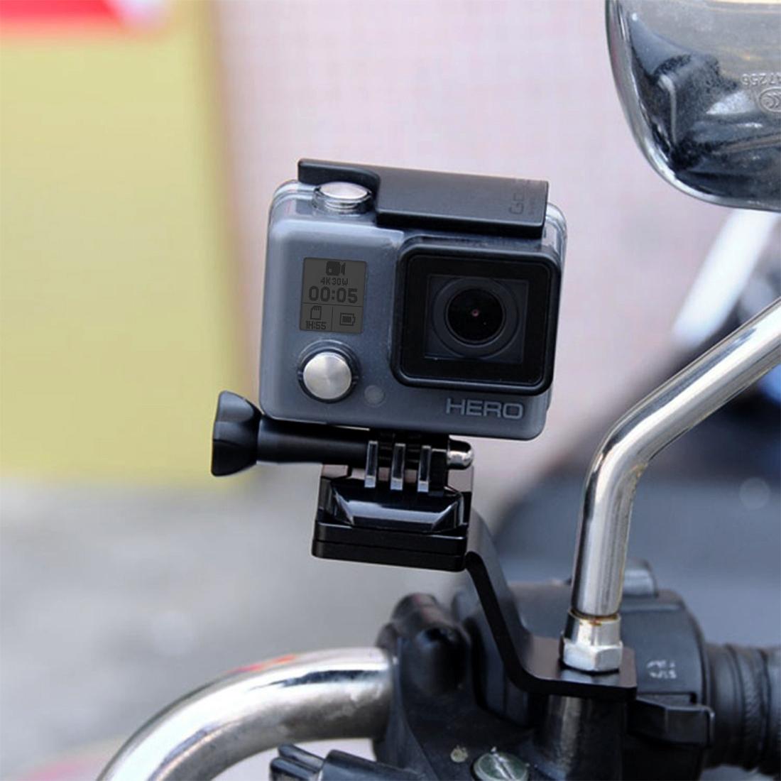 Universal Motorcycle Mount for Action Cameras - Blue