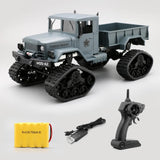 Off-road Climbing Truck for Kids with Wifi Control and Led Lights - Blue - Close-Up Angle