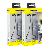 Wireless Sport Bluetooth Earphones with In-line Control - Black - Blue