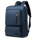 Stylish Notebook Tablet Backpack - Spacious & Casual - Blue