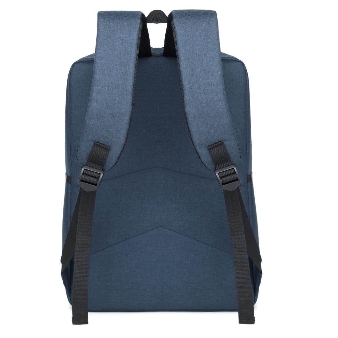 Stylish Notebook Tablet Backpack - Spacious & Casual - Blue