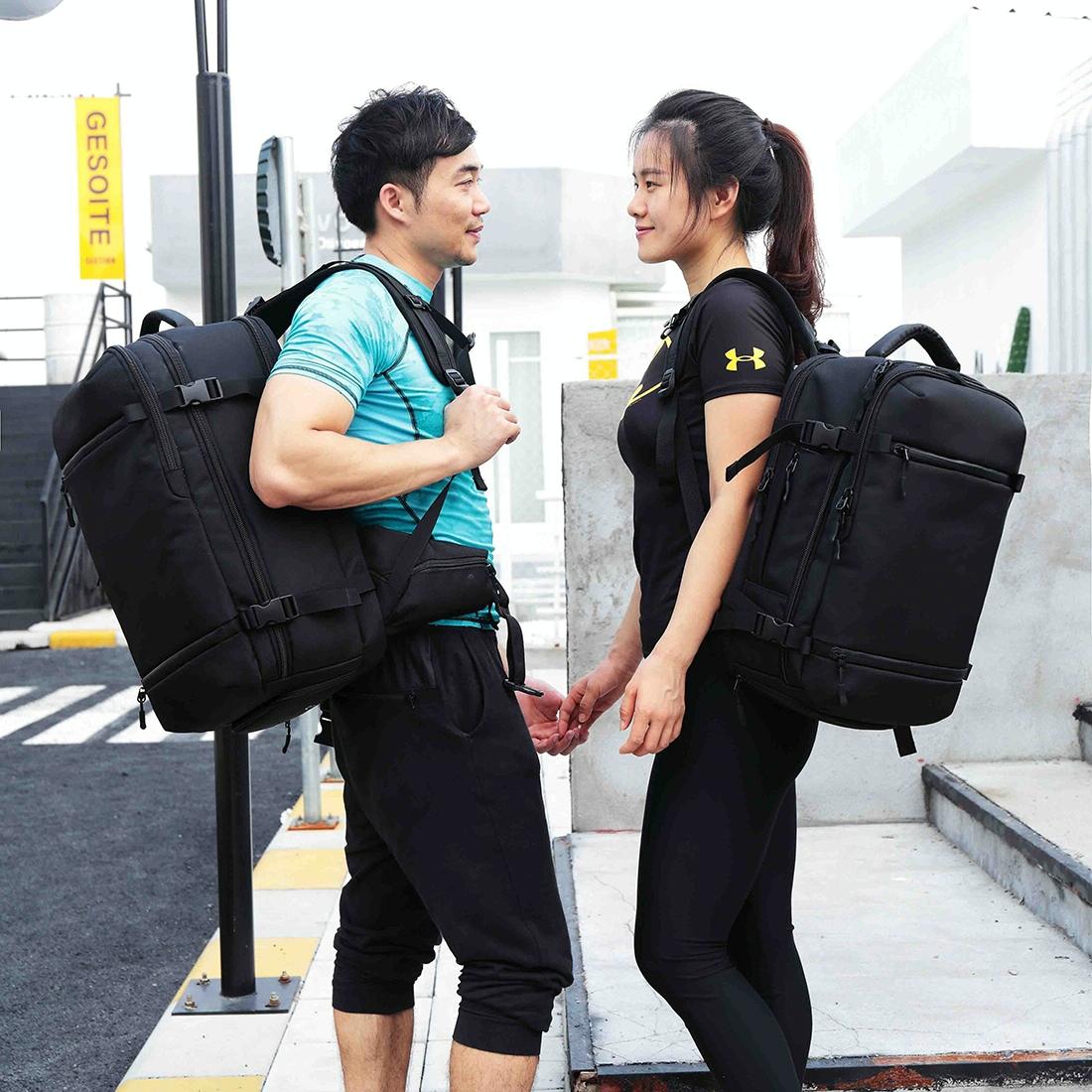 17 Inch Waterproof Usb Shoulder Backpack for Travel - Blue