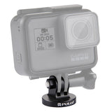 Universal Tripod Mount for Action Cameras - Blue - Front View