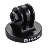 Universal Tripod Mount for Action Cameras - Blue - Side View