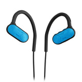 Ultra-light Wireless Bluetooth Earphones with Mic - Bth-y9 - Blue