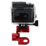 Universal Rearview Mirror Mount for Action Cameras - Blue