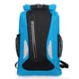 25L Outdoor Waterproof Dual Shoulder Strap Dry Bag Pvc Barrel Design - Blue