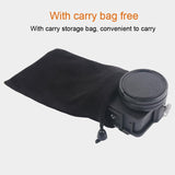 Aluminum Protective Cage with Insurance Frame and 52mm Uv Lens for Gopro Hero7 / 6 / 5 - Blue - Rear View