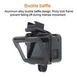 Aluminum Protective Cage with Insurance Frame and 52mm Uv Lens for Gopro Hero7 / 6 / 5 - Blue - Extra Image