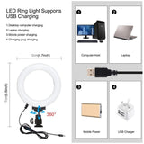 3-In-1 Vlogging Kit With Smartphone Rig Microphone And Led Ring Light - Blue - Extra Image