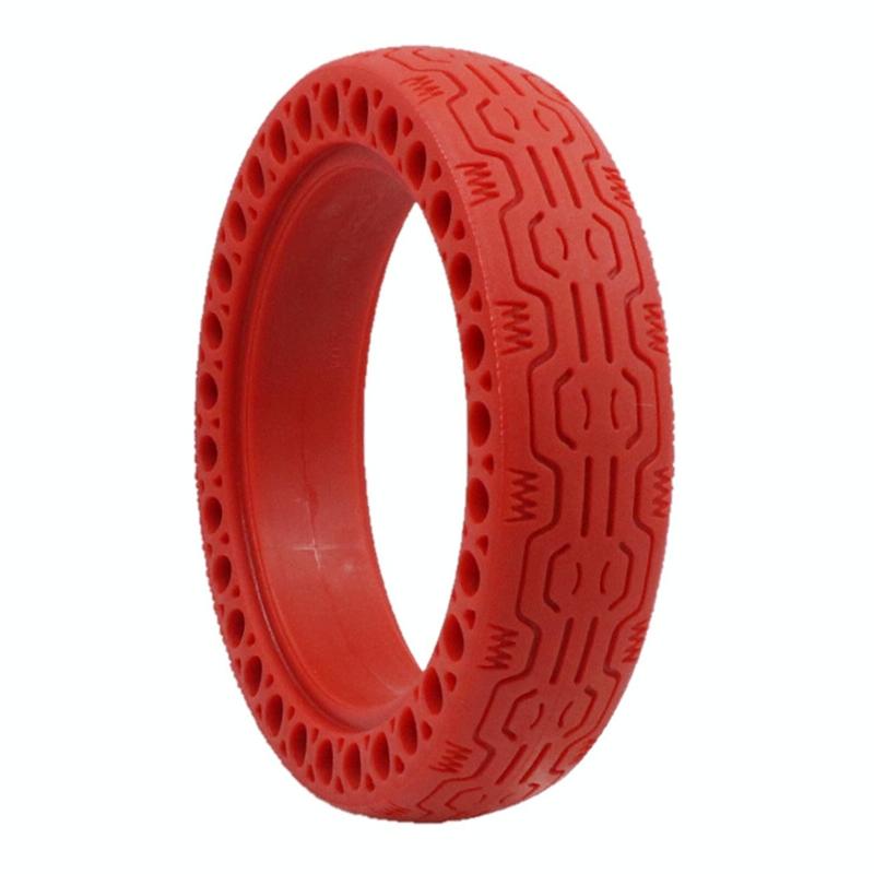 8.5 Electric Scooter Tire for Xiaomi Mijia M365 - Shock-absorbing Honeycomb Design - Blue