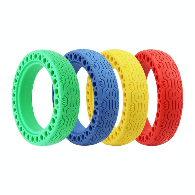 8.5 Electric Scooter Tire for Xiaomi Mijia M365 - Shock-absorbing Honeycomb Design - Blue
