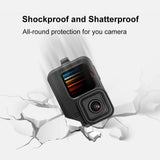 Silicone Case with Wrist Strap and Lens Cover for Gopro Hero 9-12 - Blue