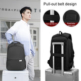 Multifunctional Oxford Laptop Backpack - Cxs-621 - Blue - 45-Degree Angle