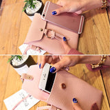 Women's Tassel Crossbody Bucket Bag - Low Angle