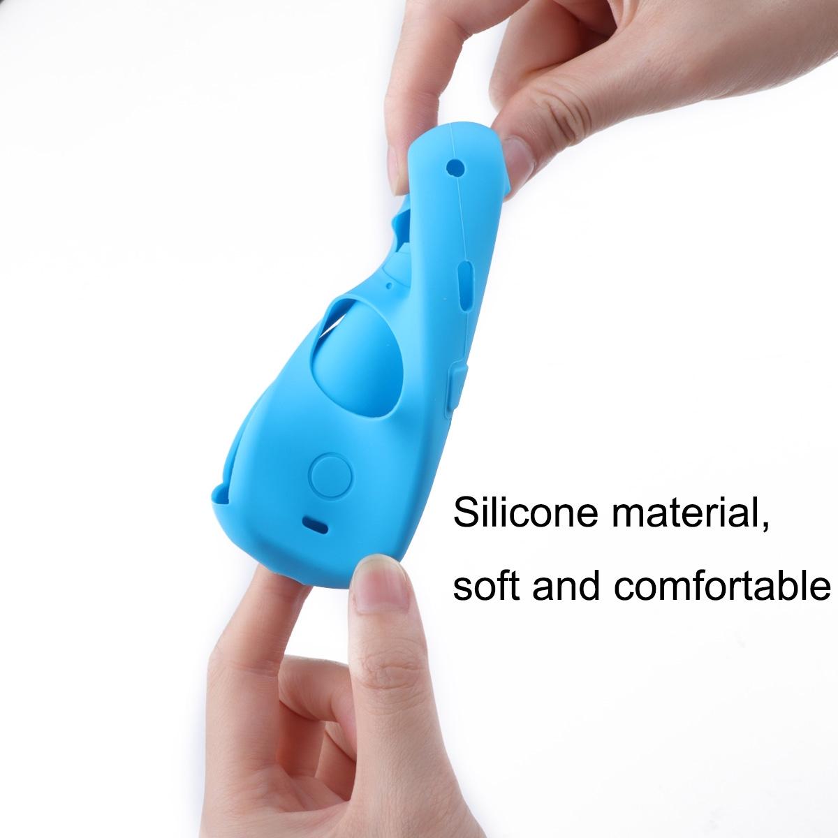Silicone Case with Lens Cover for Insta360 one X2 - Full Body Dust Proof - Blue