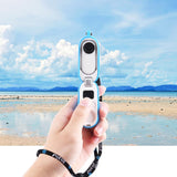 Silicone Protective Case for Insta360 Go 2 Charging Box - Blue - Close-Up Angle