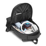Multifunctional Oxford Laptop Backpack - Cxs-622 - Blue - Top-Down View