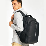 Multifunctional Oxford Laptop Backpack - Cxs-622 - Blue - Low Angle
