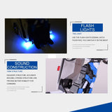 Remote-controlled Deformable Toy Car - 4 Channels - Blue - Extra Image