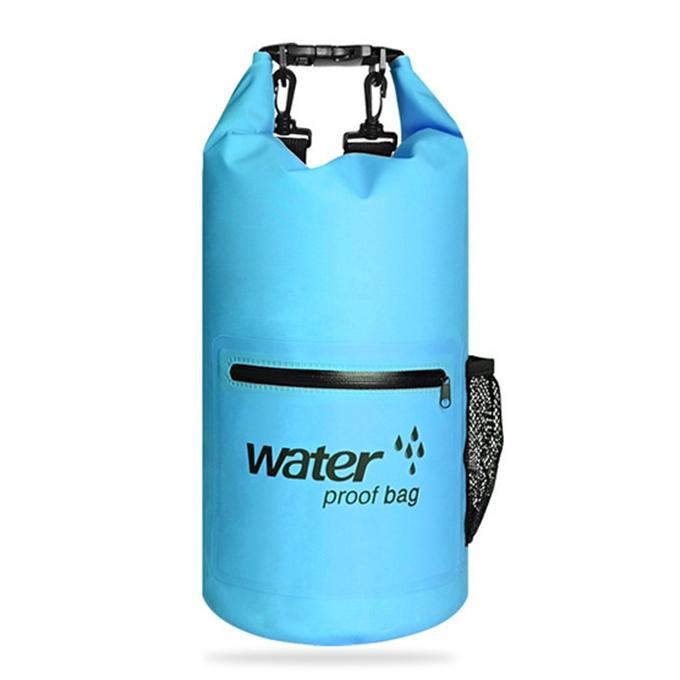 Waterproof Dual Shoulder Strap Dry Bag 10L Capacity - Blue