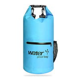 Waterproof Dual Shoulder Strap Dry Bag 10L Capacity - Blue