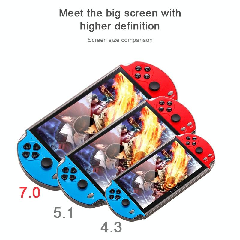7 Retro Handheld Game Console With 16Gb Memory - Mp4 / E-Book Support